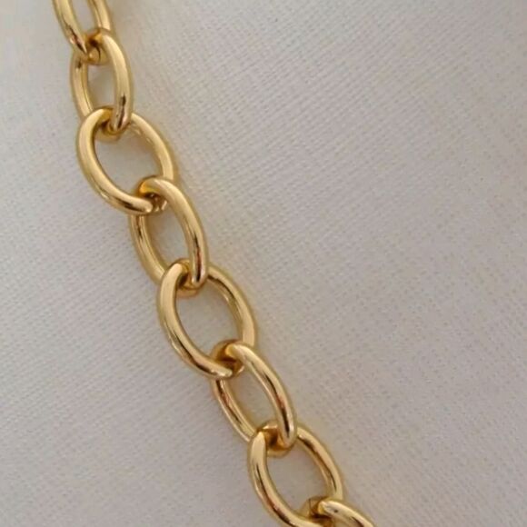 Rebecca Minkoff Gold-Tone And Black Enamel Blade Necklace - Picture 8 of 13